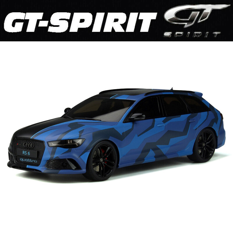 GTSPIRIT 1:18 Scale AUDI RS6 Avant Quattro Resin Car Model Collection Camouflage