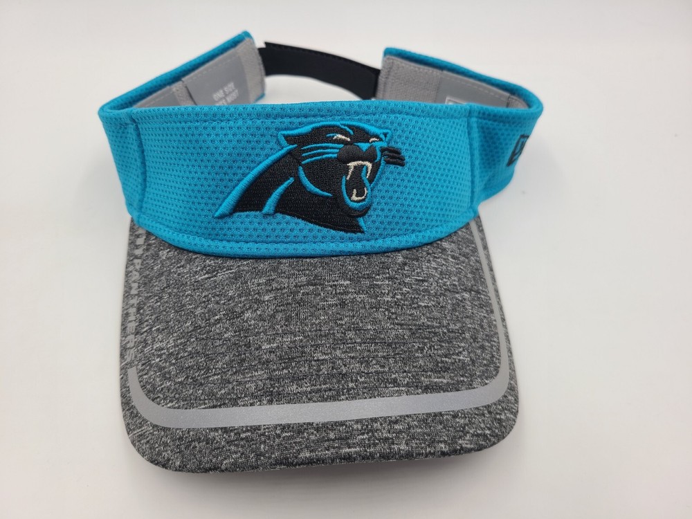 Carolina Panthers New Era Sun Golf Visor Adjustable Hat Cap NFL Football Blue