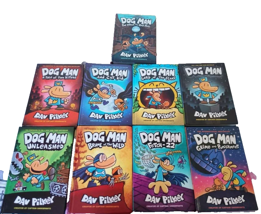 Dog Man Book by Dav Pilkey – Choose 1 Title (Captain Underpants Novel Series)