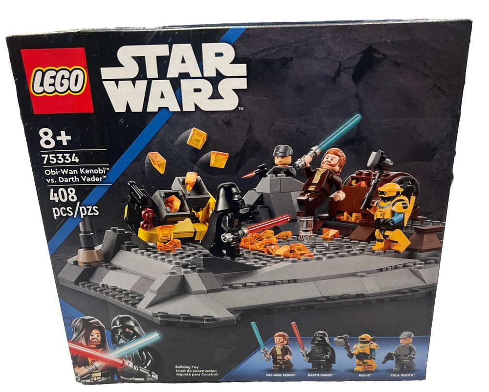 LEGO Star Wars Obi-Wan vs Darth Vader 75334 New In Box Collectible Set for Adults