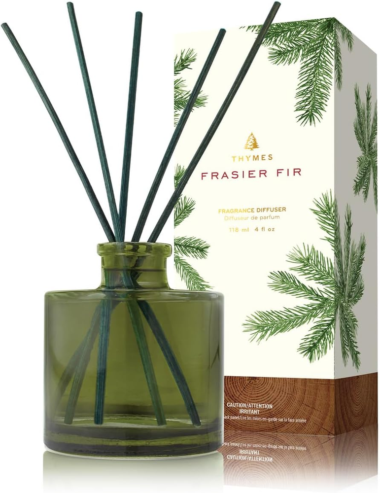 Frasier Fir Reed Diffuser Set – Includes Reeds, Fragrance Oil, and Frosted Glass