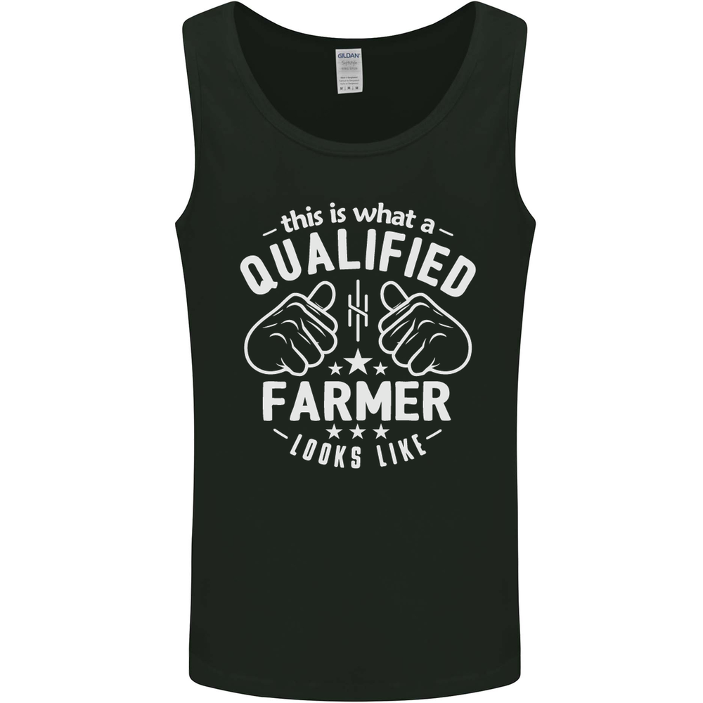 This Is What a Qualified Farmer Looks Like Mens Vest Tank Top