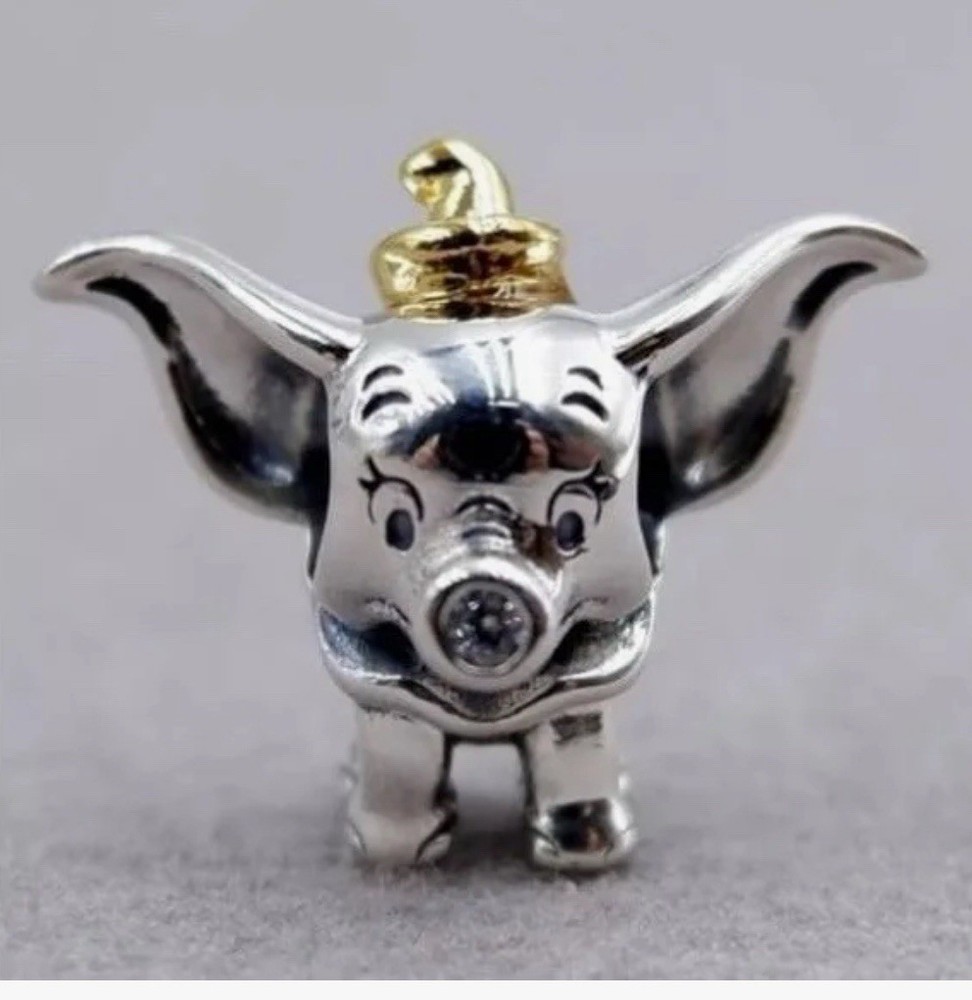 PANDORA Disney 100th Anniversary Dumbo Lab Diamond Charm 792748C01  