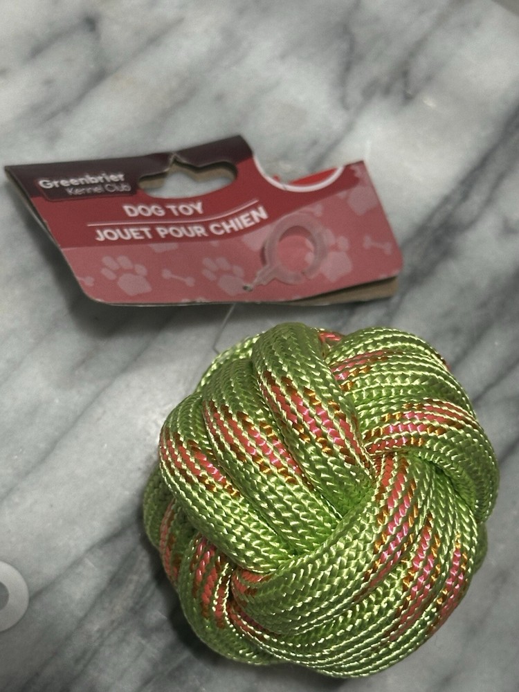 Dog Chew Toy Rope Heavy Duty Chewers, Dog Ball for Dogs,  Multicolor 3 In