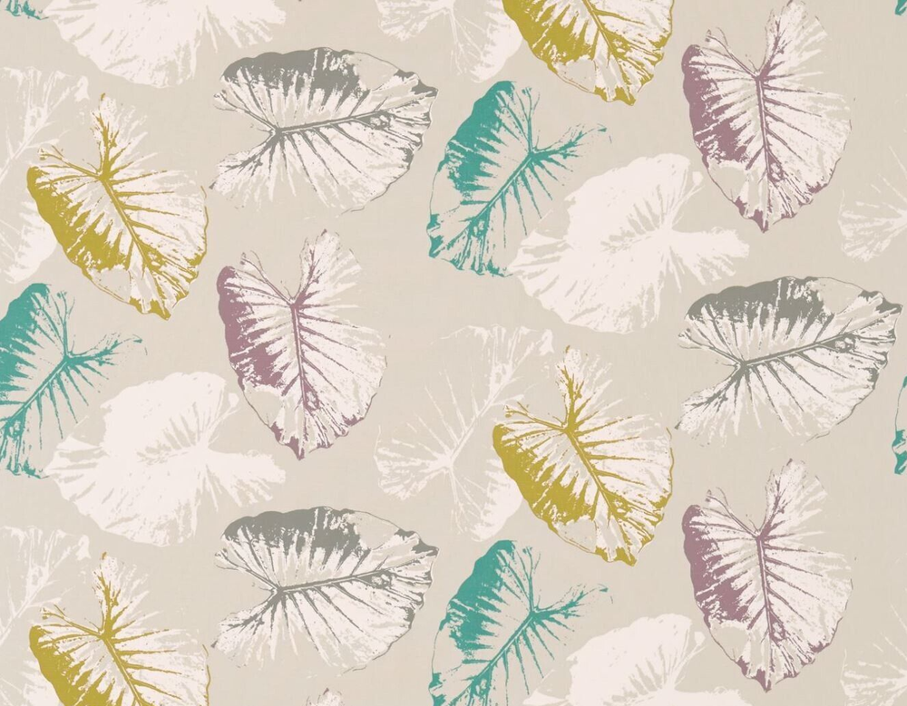 HARLEQUIN Palmetto Curtain Fabric 1.8m Emerald Linden Green Luxury Drapery Material