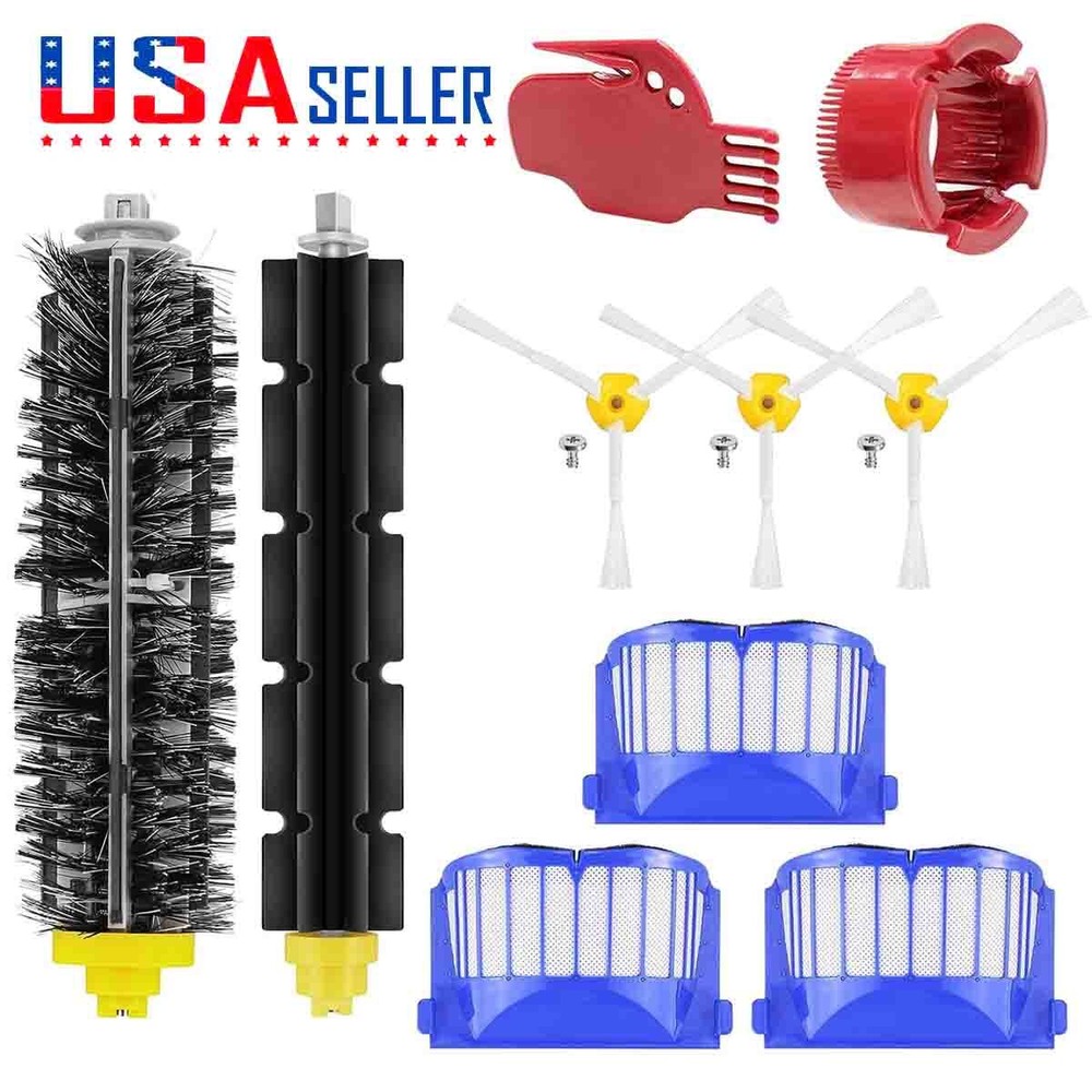 Replacement Parts Kit For iRobot Roomba 680 670 600 Series Vacuum Filter Brush