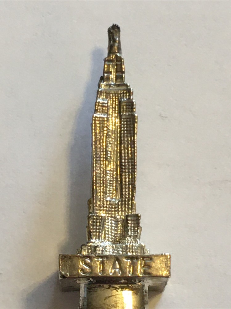 Vintage Souvenir Spoon US Collectible New York Empire State Building
