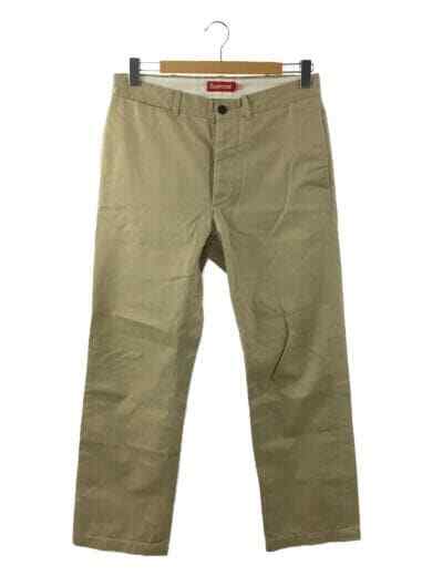 SUPREME Straight pants   30   cotton   cream   dirty
