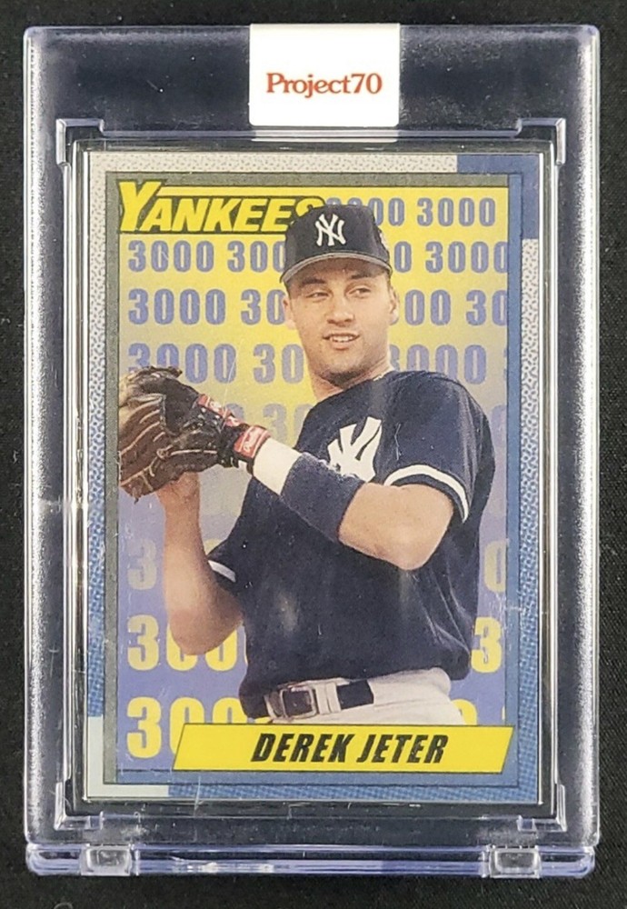 Derek Jeter /51 Topps Project 70 Silver Frame Artist Proof 2021 Baseball Card