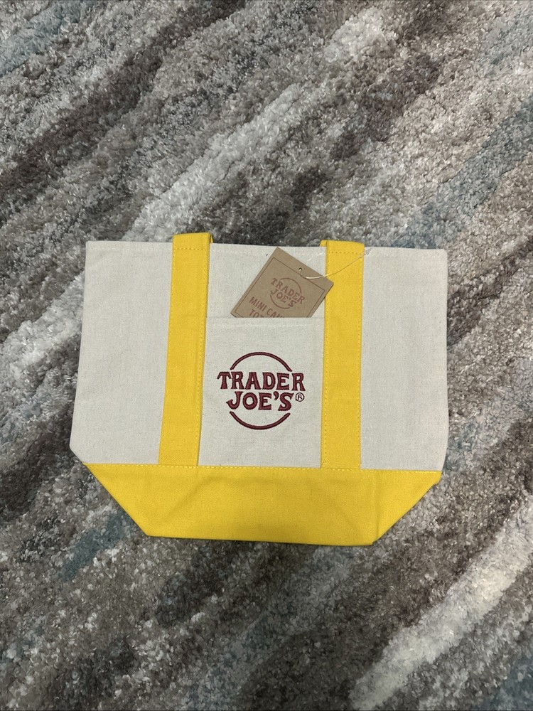 Trader Joe's Mini Canvas Tote Bag
