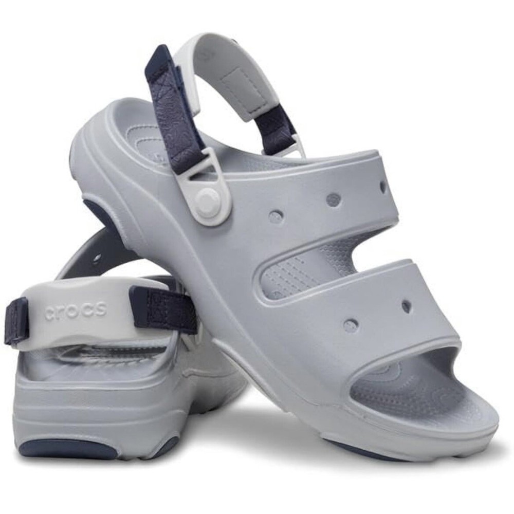 Men’s Crocs Classic All Terrain Sandals Light Gray Size 12 New 207711-007
