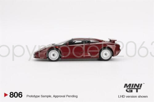 1:64 MINI GT Bugatti* EB110 GT Dark Red Metallic LHD Model Car New