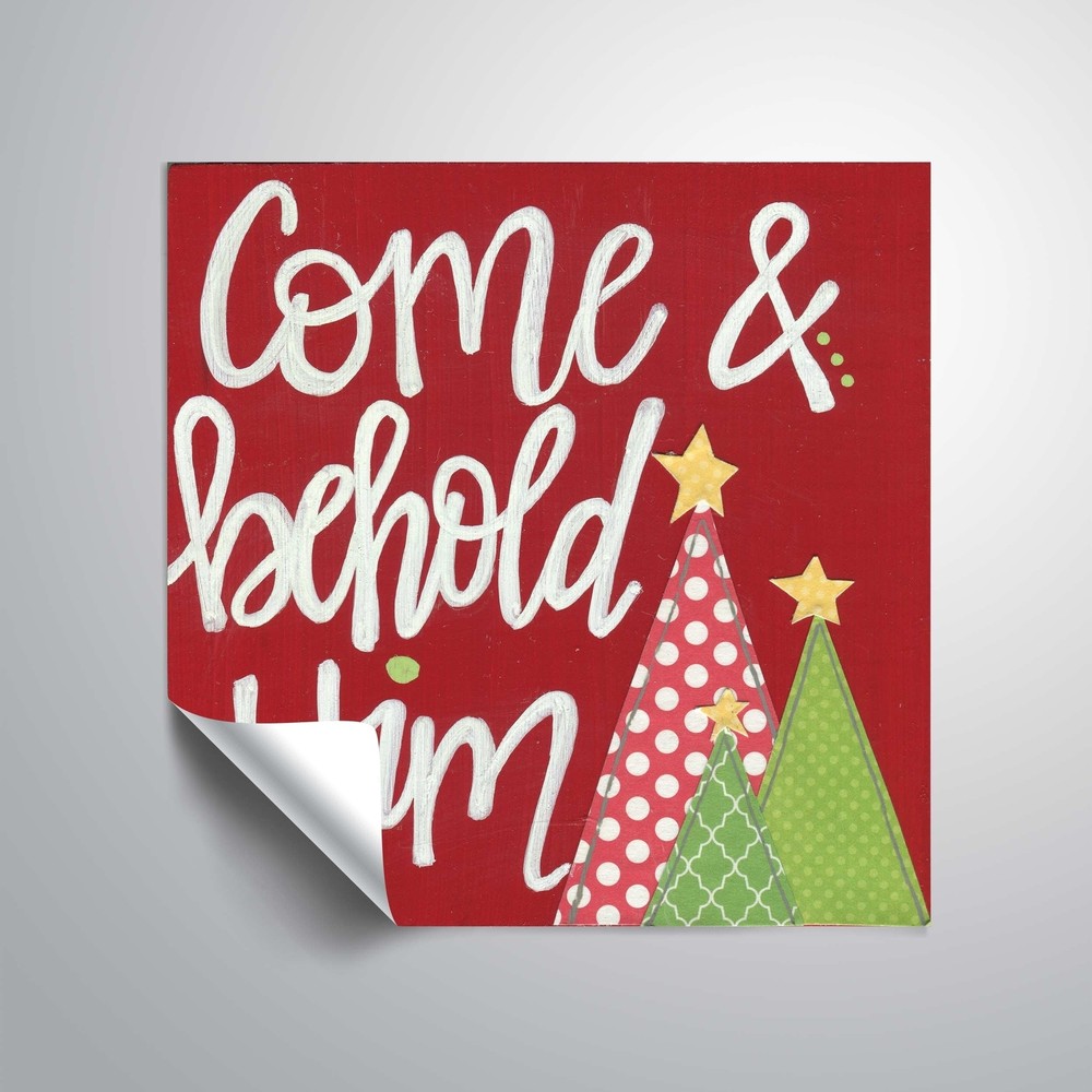 ArtWall Come and Behold Him Removable Wall Art Mural