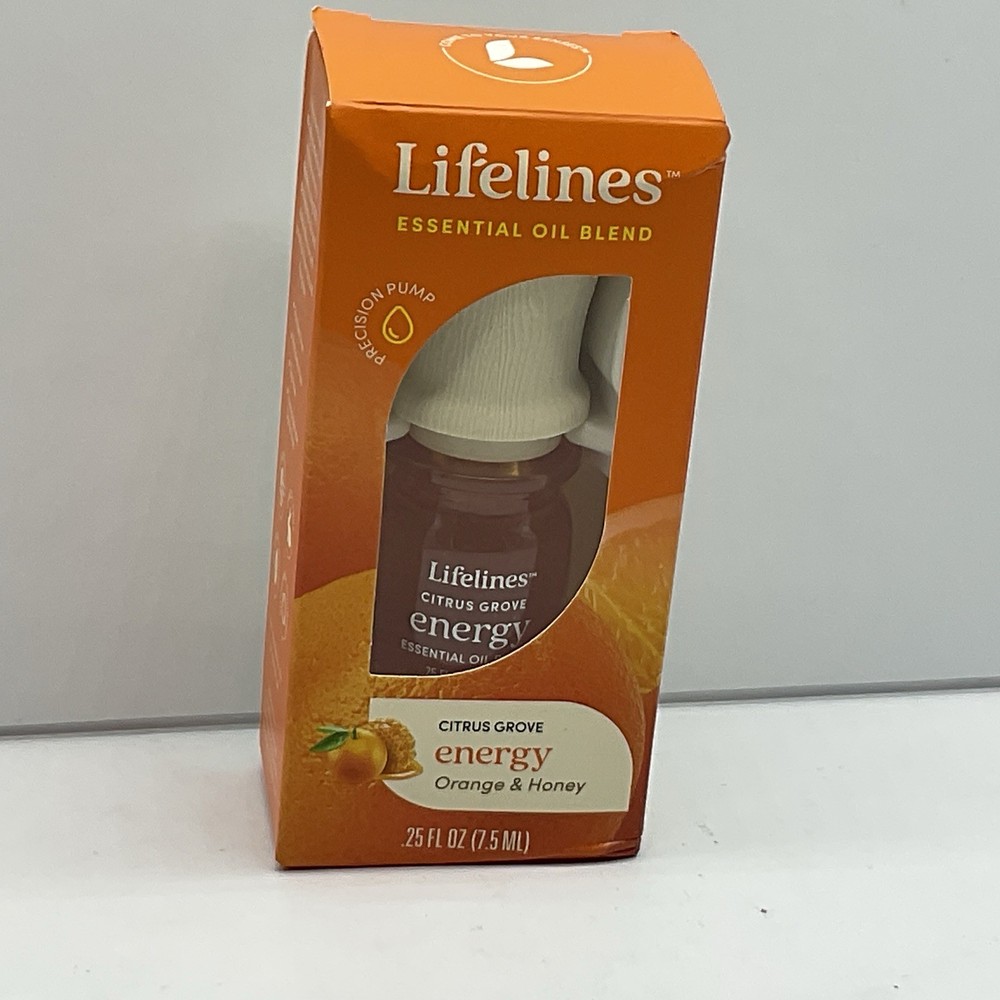 Lifelines Citrus Grove Essential Oil Blend with Orange & Honey for Focus