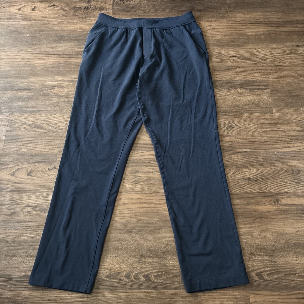 Lululemon Mens Blue Jogger Pants Straight Leg 32 Inseam Size Large Athleisure