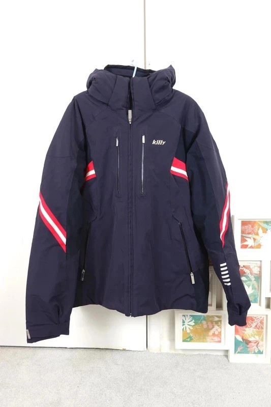 Killy Mens ski Jacket Navy padded down quilted winter Extreme Mountain coat XL