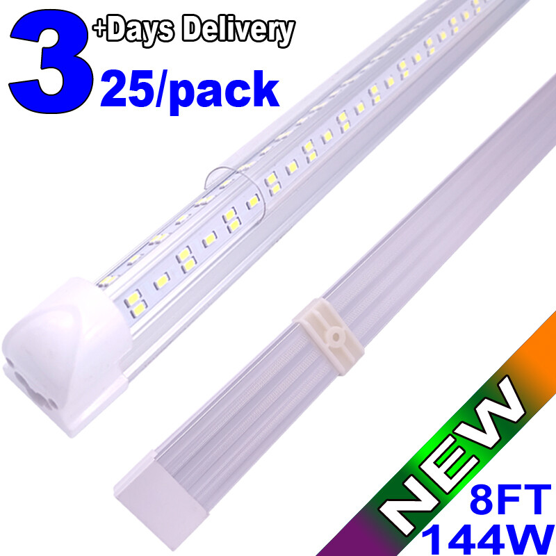 8ft Led Bulb Lamp Led Shop Light 144w Ceiling Light Warehouse Light 18000lm 25/P