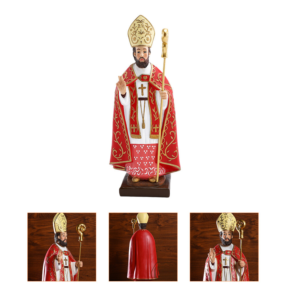 Desktop Ornament Church Decorations Desktop Archbishop Statue