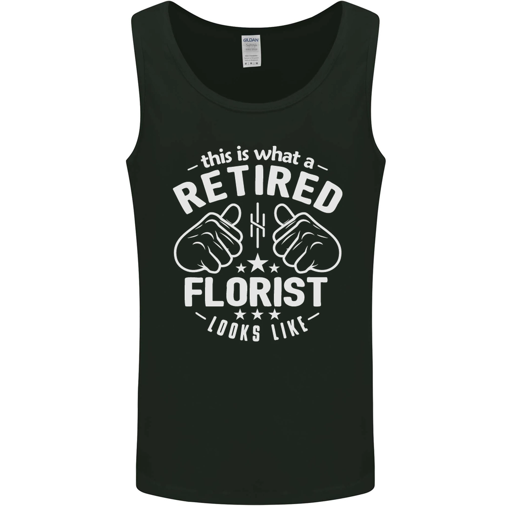 This Is What a Retired Florist Looks Like Mens Vest Tank Top