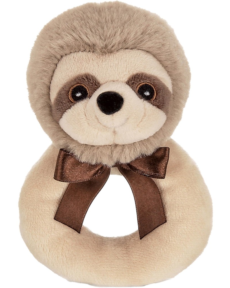 Lil’ Speedster 5.5Inch Sloth Plush Stuffed Animal Soft Ring Rattle Sloth Baby St