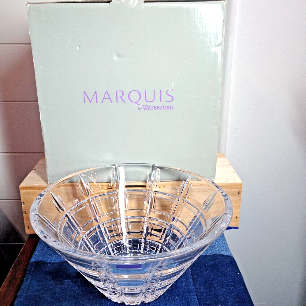 Marquis by Waterford Crosby 9 Inch Bowl; New; Open Box