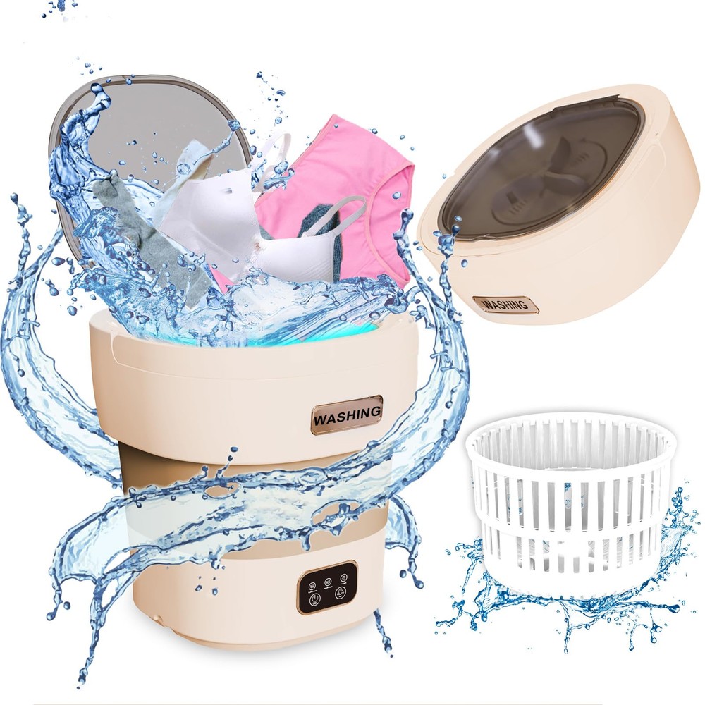 Portable Washing Machine, 15L Large Capacity New Upgraded Model, Mini Collaps...