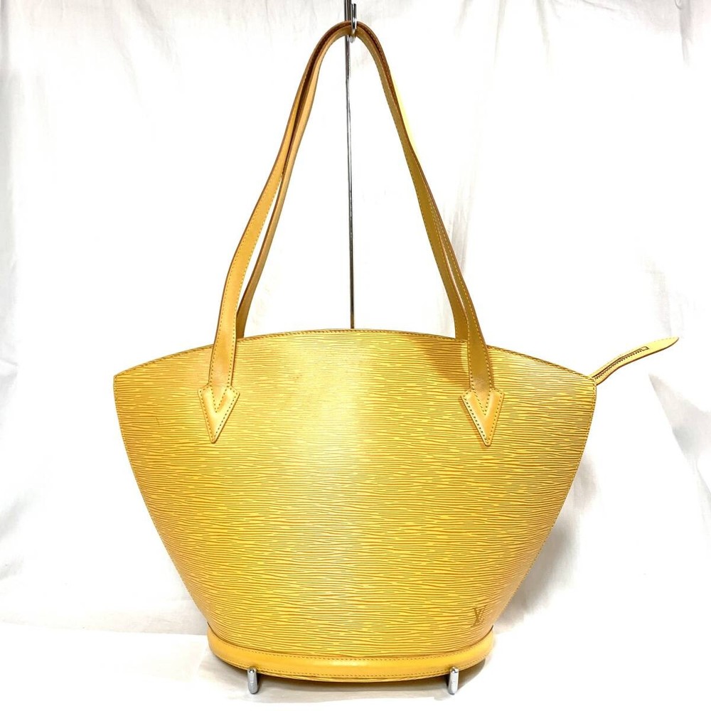 LOUIS VUITTON M52279 Epi Saint Jacques Tote Bag Yellow Handbag Shoulder Bag Leat