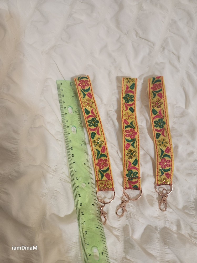 Colorful Handmade Wristlet Key Holder - Buy 1 or Get 3 for a Special Deal