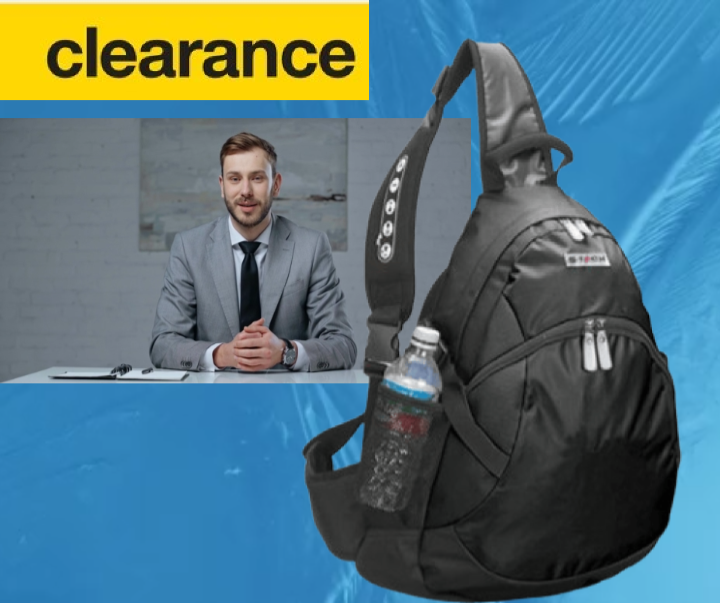 Clearance Sale Travel Backpack Rucksack BLACK Laptop School Bag Girl Women Men-image