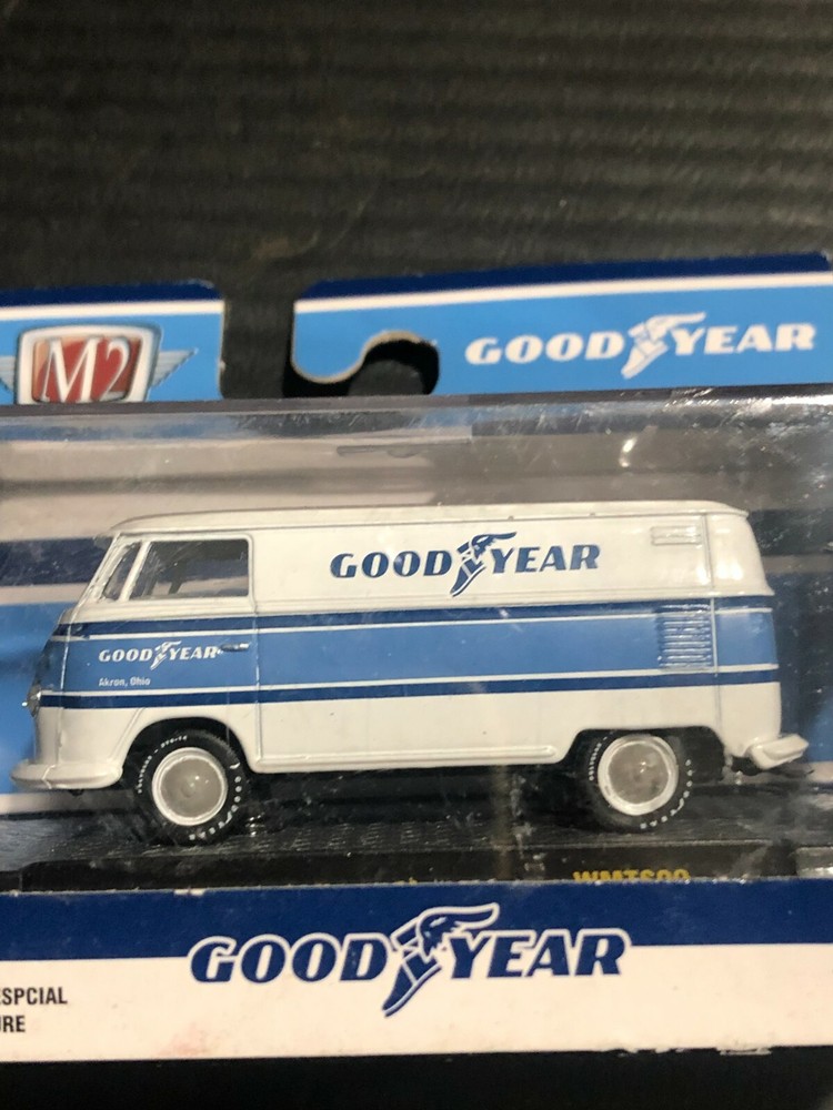 WALMART EXCLUSIVE  M2 MACHINES GOOD YEAR 1965 FORD ECONOLINE VAN, NEW FREE MSHIP-image