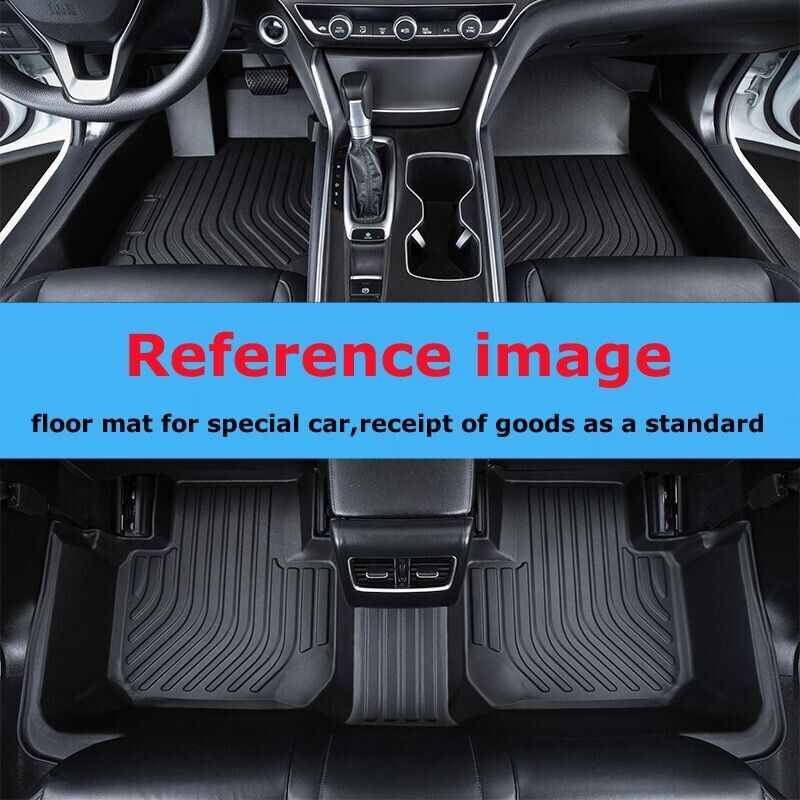 Heavy Duty TPE Floor Mats for Toyota Highlander 5-Seat 2014-2019 Non-Slip Custom Fit Liner  