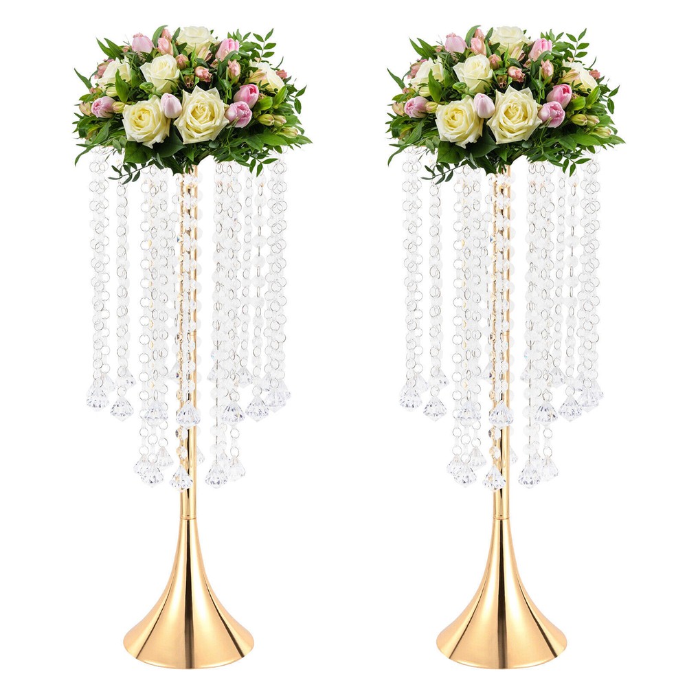 2Pcs 21.9 in  Flower Vases Wedding Centerpieces Table Flower Vases SALE