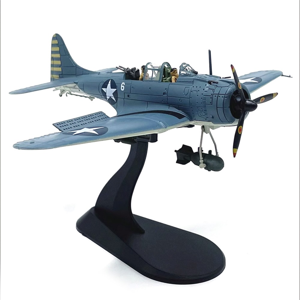 1:72 US SBD-3 Dive Bomber Fighter Aircraft Model Plane Souvenir Static Display