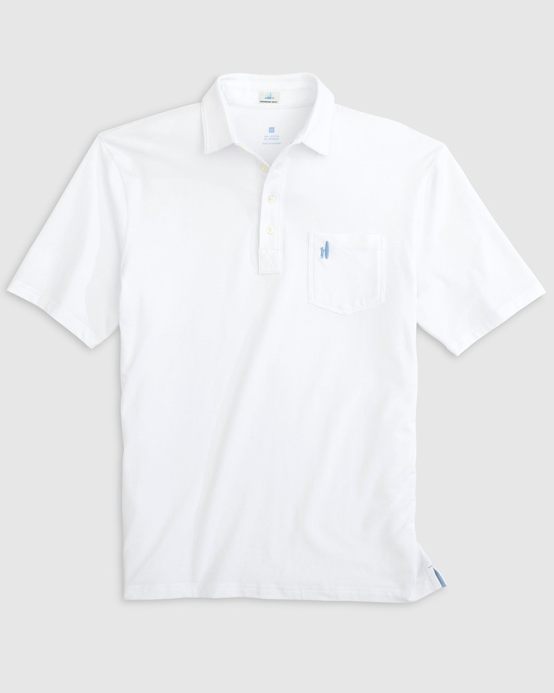 johnnie-O Original 4-Button Polo White Size M