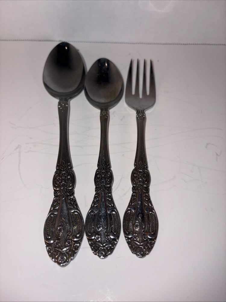Springtime Royal Spring Stainless Silverware Flatware Japan Lot of 3