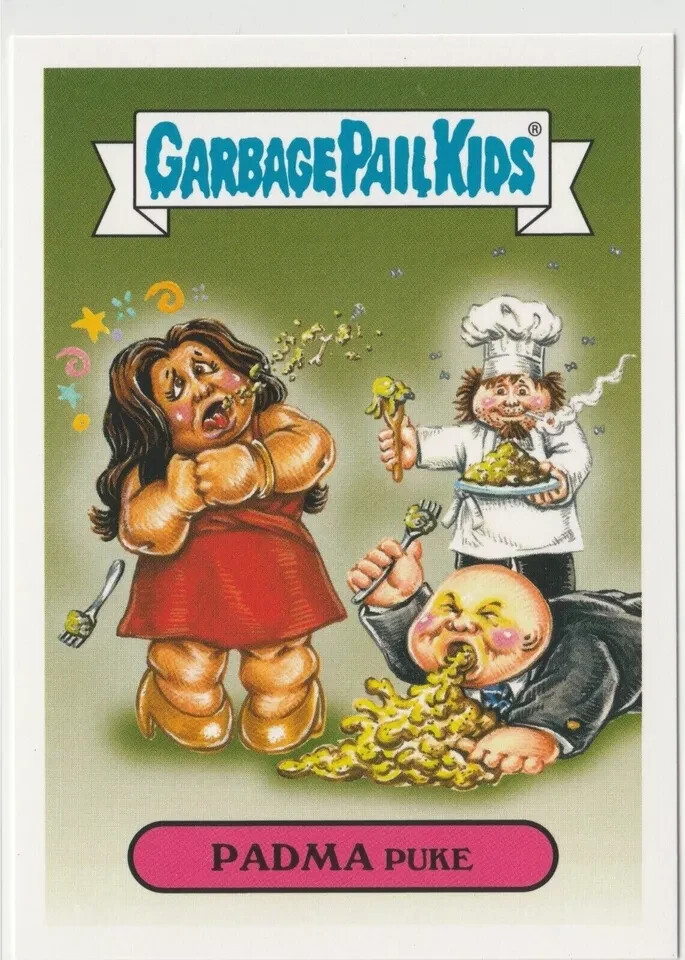 Padma Puke 3b Garbage Pail Kids GPK 2016 Prime Slime Trashy TV Card