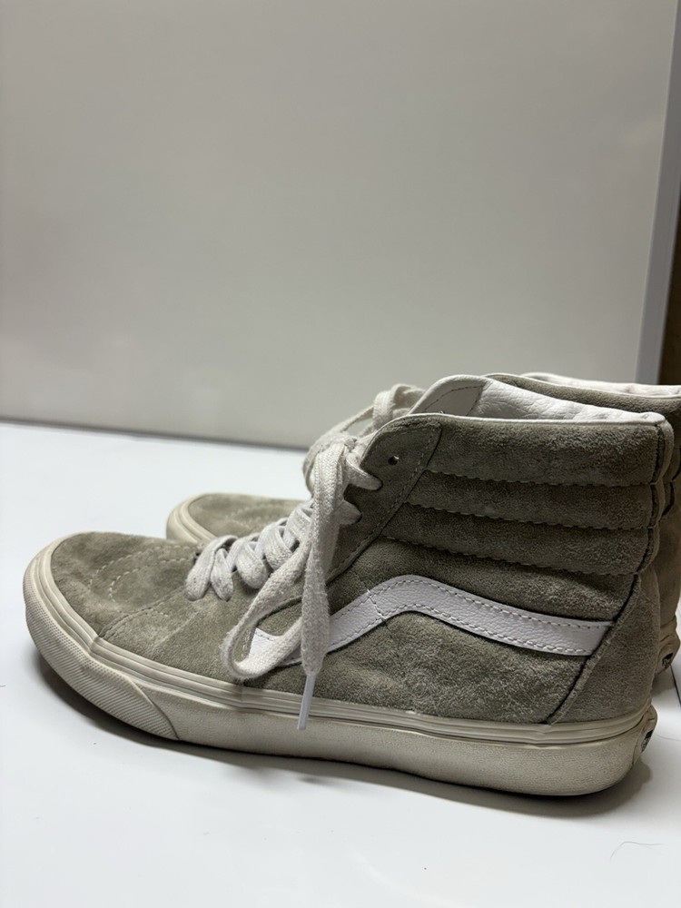 Vans Pig Suede Moss Gray Sneakers Men 6.5 Women 8 Rare