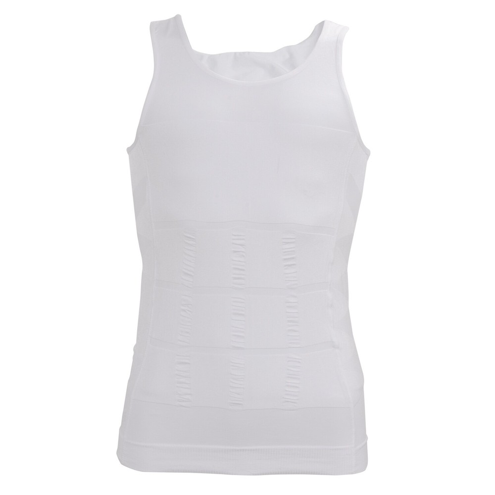 Hot Men's Slim Body Shaper Belly Fatty Underwear Vest Shirt Corset7703