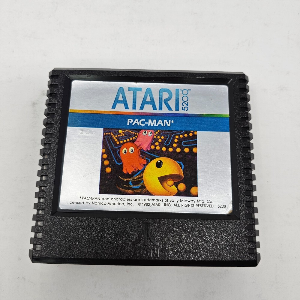PAC-MAN Atari 5200 Game Cartridge Authentic - Tested