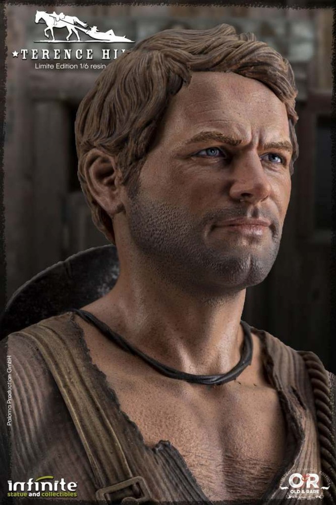Terence Hill Resin Statue 1/6 Scale Old and Rare Collectible