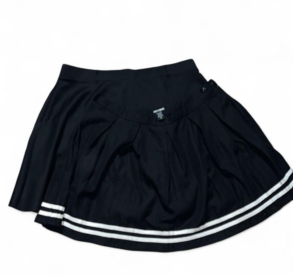 Whimsygoth Hot Topic Pleated Cheerleader Mini Skirt Black Size Large