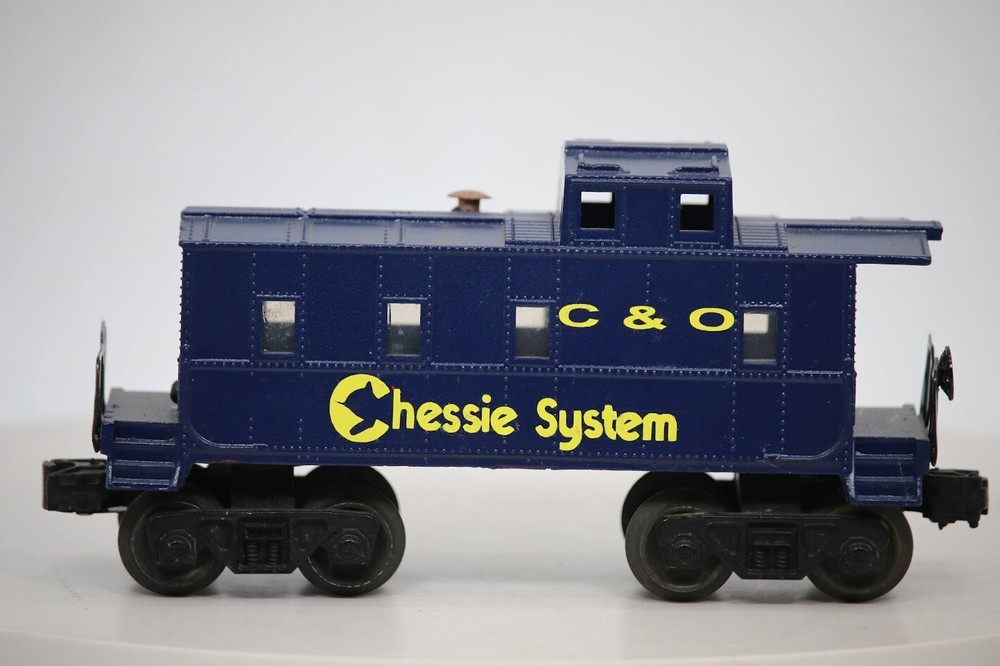 Lionel O Gauge 1:48 Train 027 Chessie System Blue Caboose Custom Painted & Parts