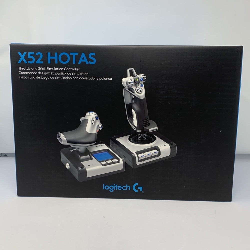 Logitech Saitek X52 Pro Flight Control System Black 945-000025
