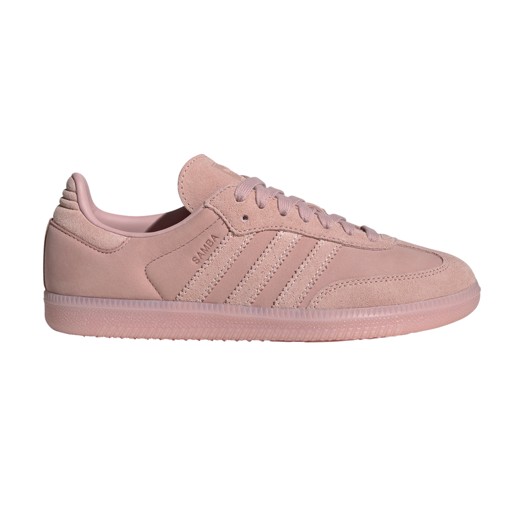 adidas Samba Og Lace Up  Womens Pink Sneakers Casual Shoes JS0194
