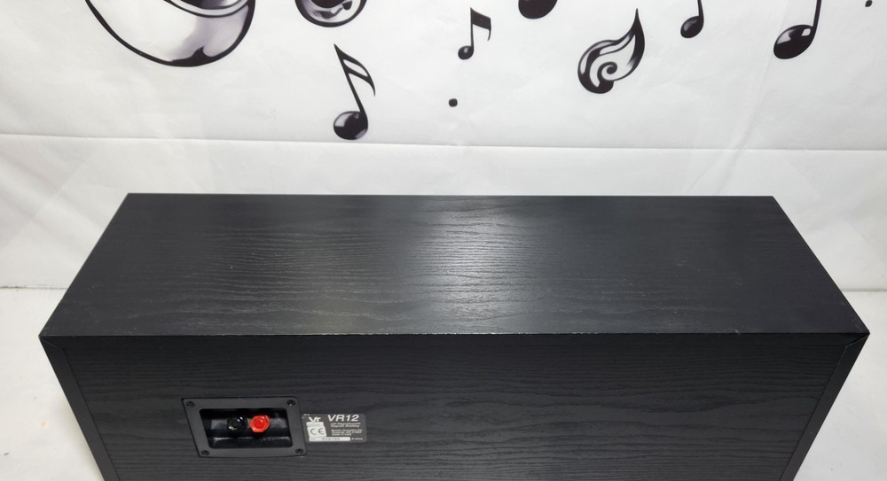 Boston Acoustics VR12 Center Channel Speaker With New Fabric.  This Is A Monster