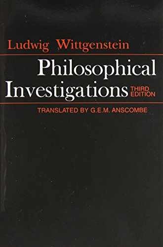 Philosophical Investigations - Paperback, by Ludwig Wittgenstein - Acceptable