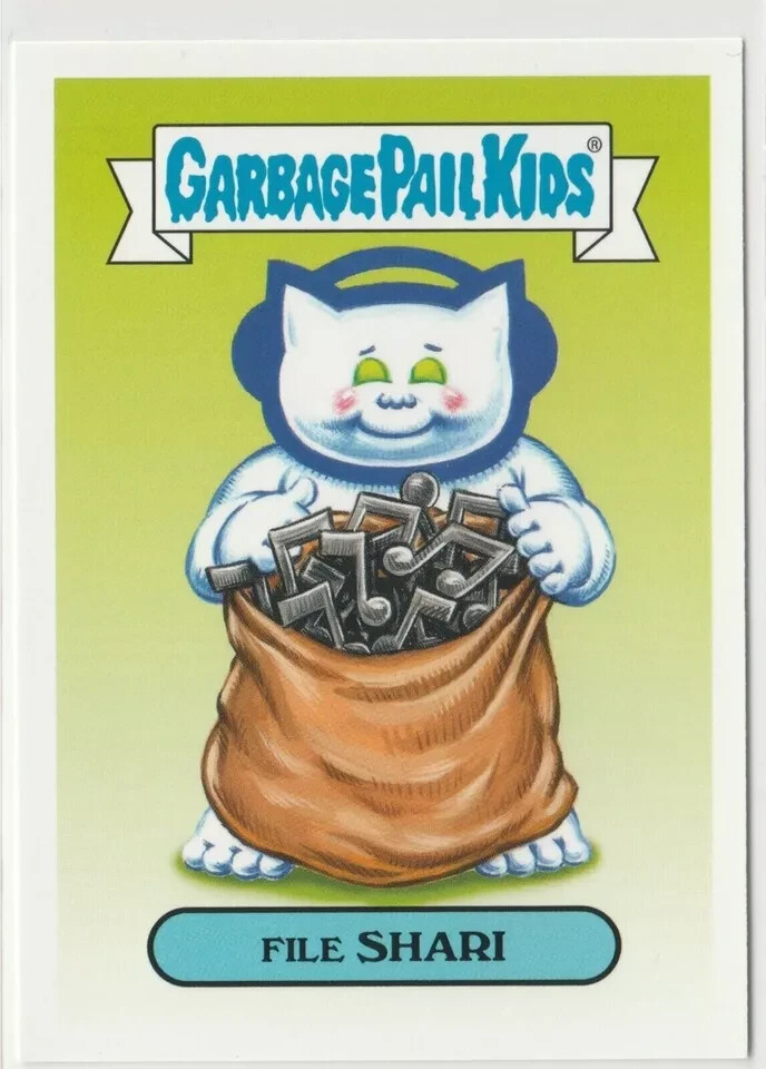 Garbage Pail Kids GPK 2019 File Shari #8b We Hate the 90s Card