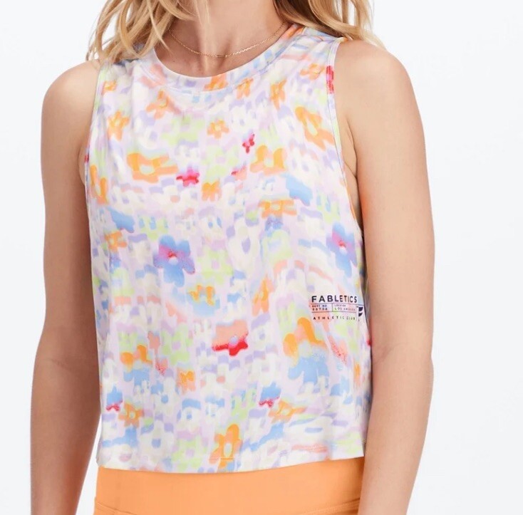 Fabletics Women's Plus Dry-Flex Super Soft Muscle Tank. Multicolor Size 2X. NWT