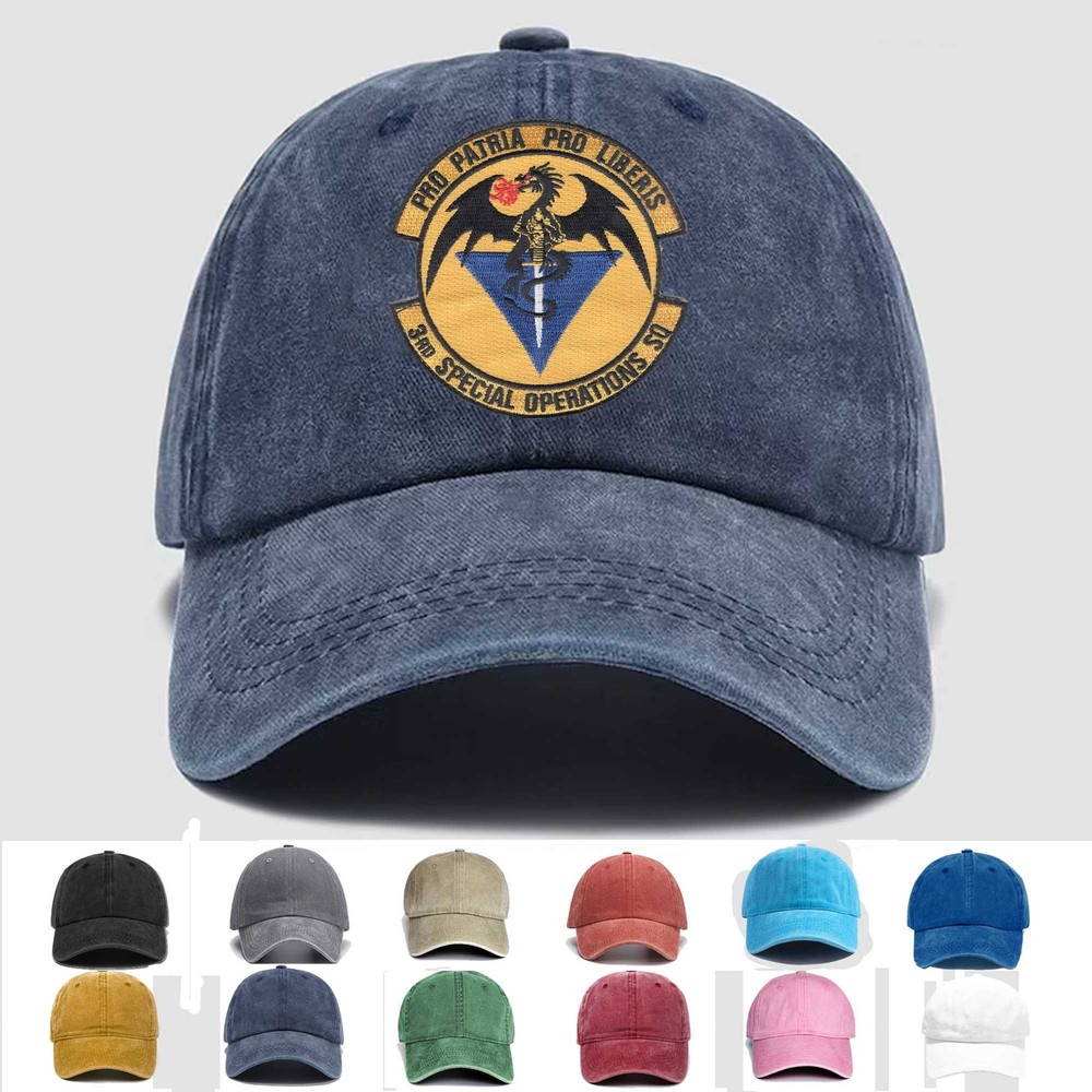 Custom Embroidered Hat 3rd Special Operations Squadron, Veteran Cap, Trucker Hat