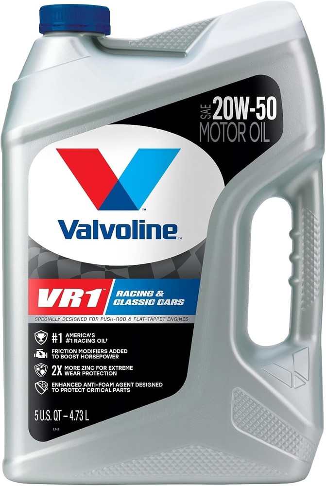 Valvoline VR1 Racing SAE 20W-50 Motor Oil 5 QT